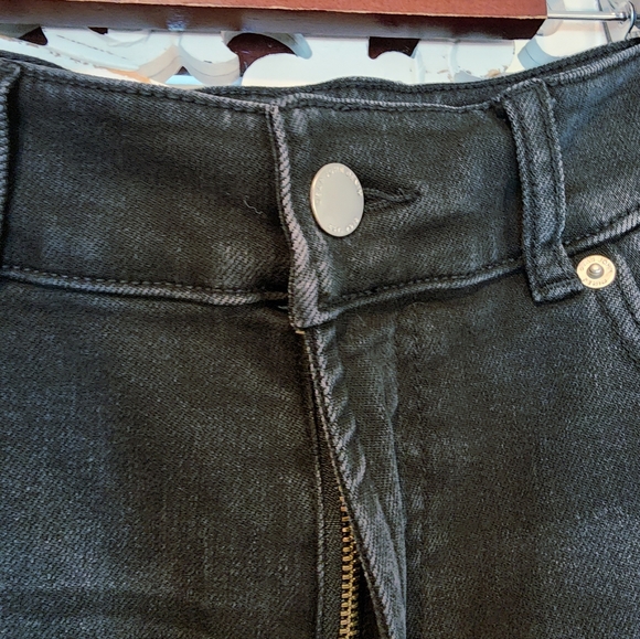 DEAR JOHN DENIM HOLLY SUPER HIGH RISE WIDE HEMMED JEANS | JET SET WASH SZ 30 - Picture 12 of 16